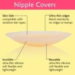 Femgrace Women Silicone Nipple Stickers