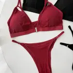 New Design Bra Set Unique Style With panty Set For Women Padded Wire Bra Front Open For Girls Underwear