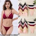 New Design Bra Set Unique Style With panty Set For Women Padded Wire Bra Front Open For Girls Underwear